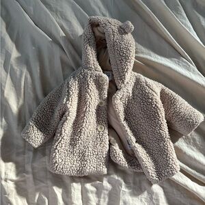 GAP Cream Sherpa Kids Jacket